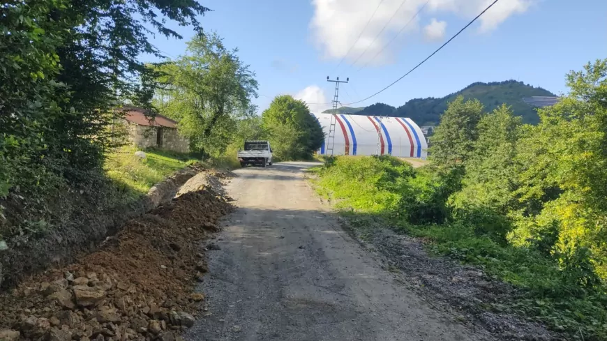 Tonya Kaleönü ve Yakçukur’da 4 bin 800 metrelik yeni içme suyu hattı tamamlandı
