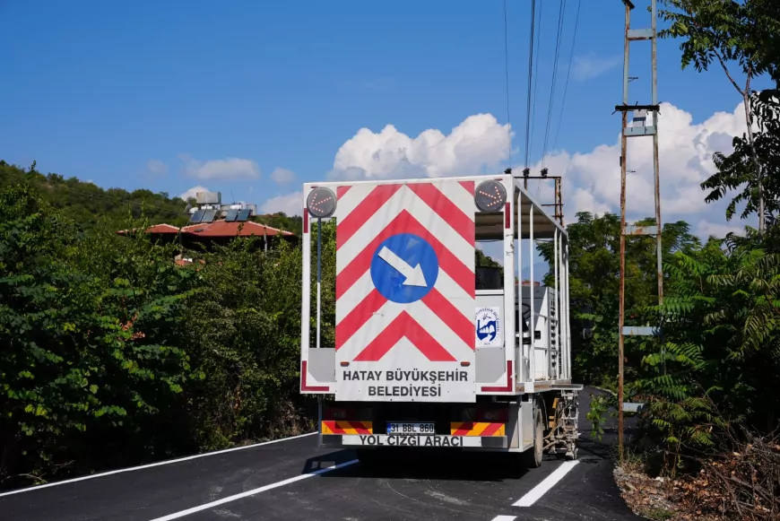 Samandağ Karaçay’da 3 bin metrelik yol yenilendi 40 yıllık ulaşım sorununa müdahale