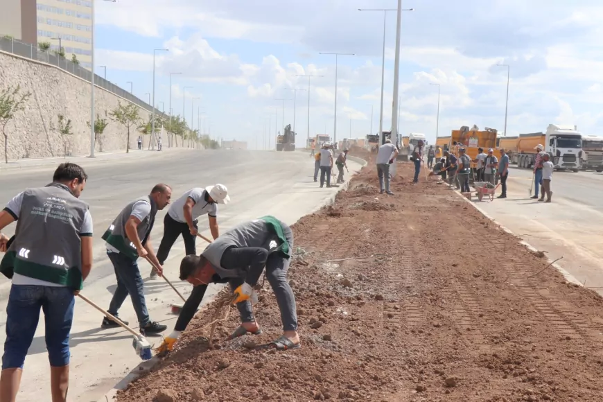 Şanlıurfa’da Şehir Hastanesi ulaşımını güçlendirecek Fahrettin Paşa Bulvarı’nda çalışmalar son aşamada