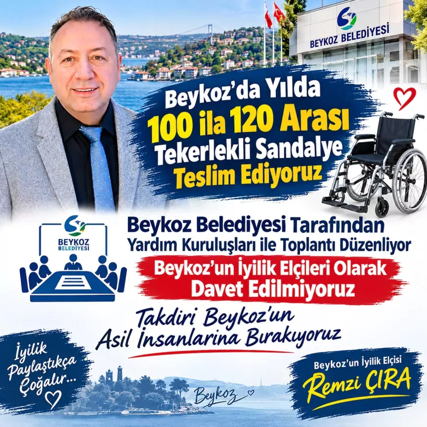Beykoz’un İyilik Elçileri tekerlekli sandalye çalışmalarını kasım ayında sonlandıracak